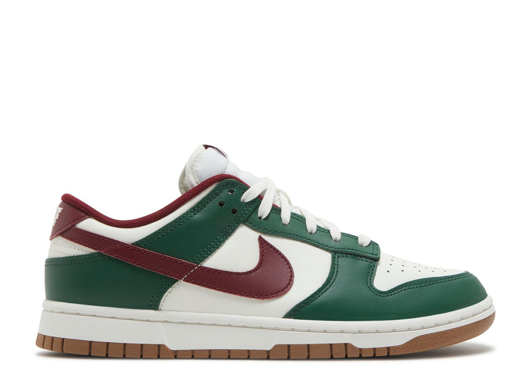 Nike Dunk Low Gorge Green Team Red